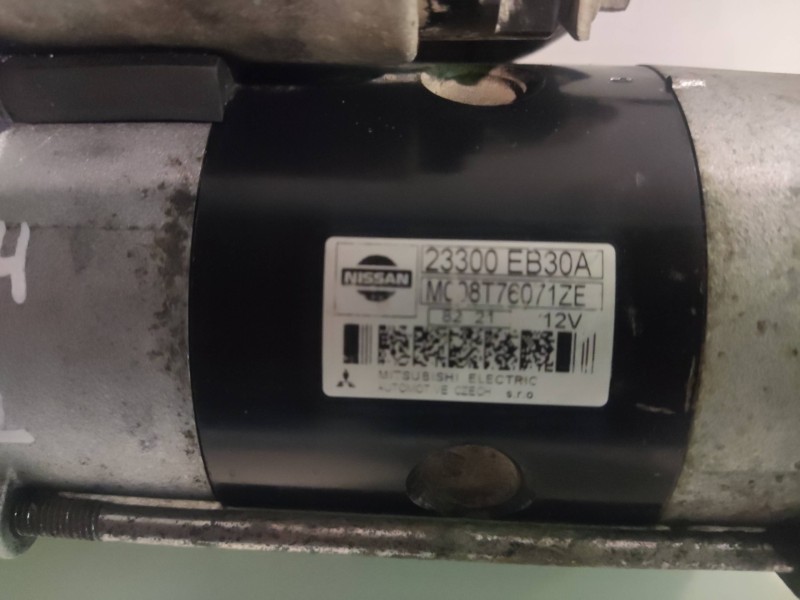 Recambio de motor arranque para nissan pathfinder (r51) yd25ddti referencia OEM IAM 23300EB30AM008T76071ZE  