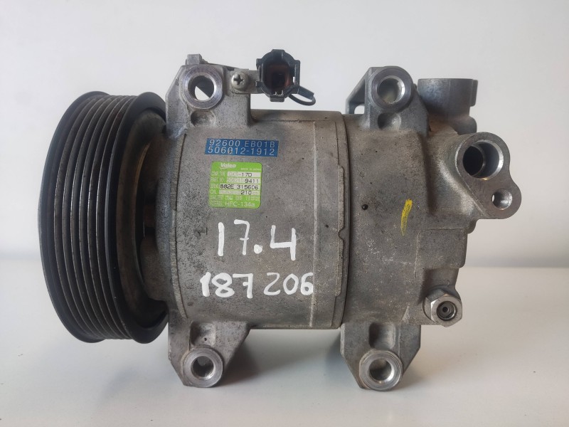 Recambio de compresor aire acondicionado para nissan pathfinder (r51) yd25ddti referencia OEM IAM 5062119411DKS  