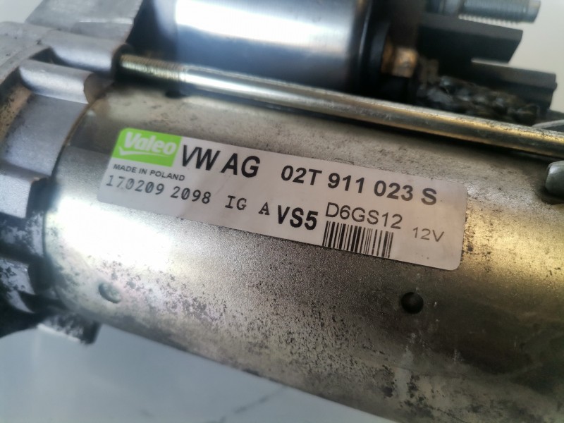 Recambio de motor arranque para seat ibiza berlina (6j5) bts referencia OEM IAM D6GS12/02T911023S  