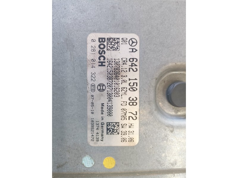 Recambio de centralita motor uce para mercedes-benz cls (bm 219) 642920 referencia OEM IAM A6421503872/0281014322  