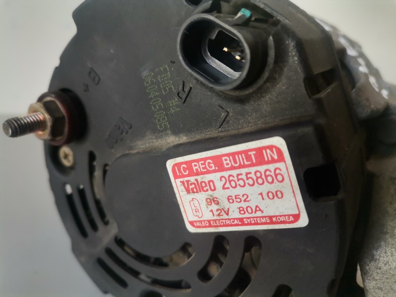Recambio de alternador para chevrolet kalos b12s1 referencia OEM IAM 2655866/96652100  