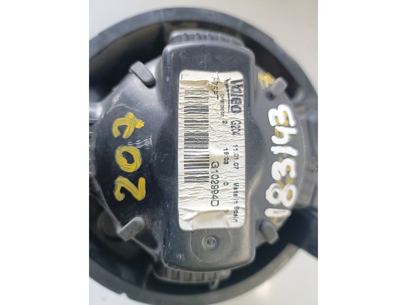 Recambio de ventilador calefaccion para peugeot 207 9hx referencia OEM IAM G102994D  
