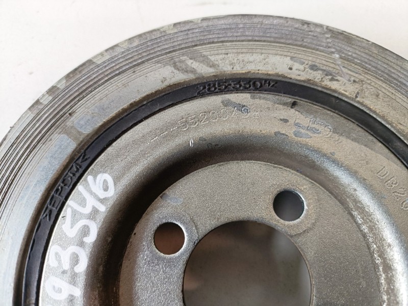 Recambio de polea cigueñal para opel corsa d a13dtc referencia OEM IAM 55200498  