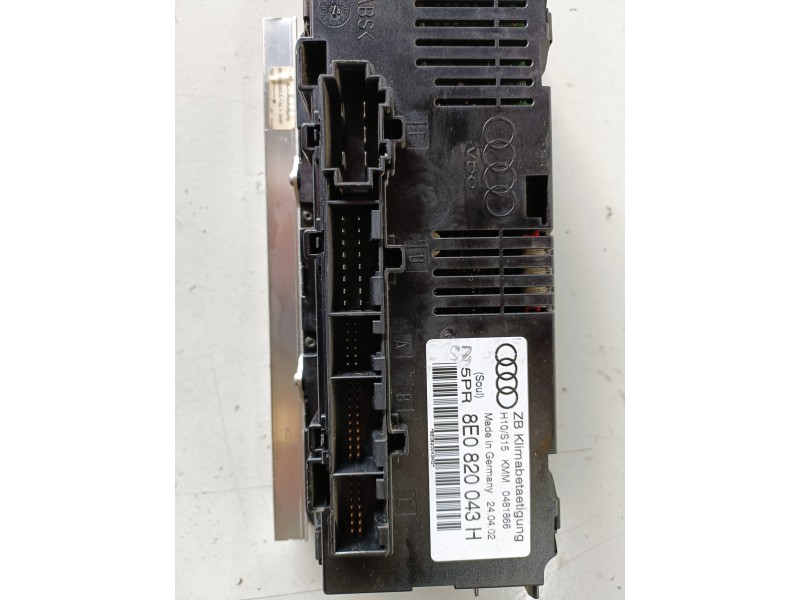 Recambio de mando climatizador para audi a4 avant (8e) ake referencia OEM IAM 8E0820043H  
