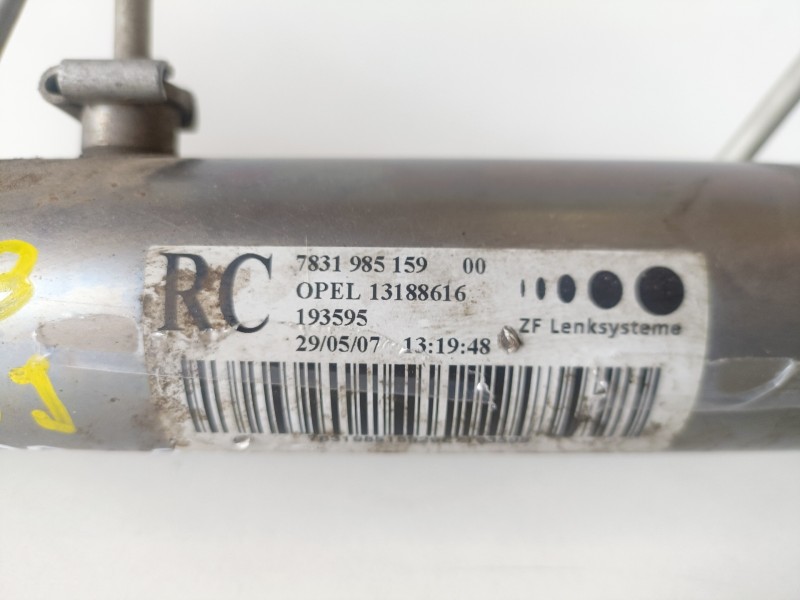 Recambio de cremallera direccion para opel zafira b z19dt referencia OEM IAM 13188616  