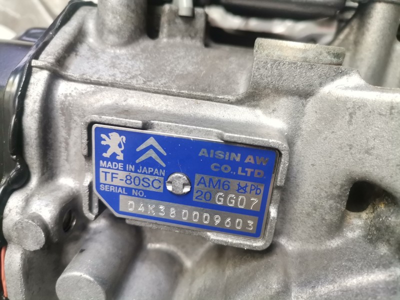 Recambio de caja cambios para peugeot 607 (s2) uhz referencia OEM IAM 20GG07  