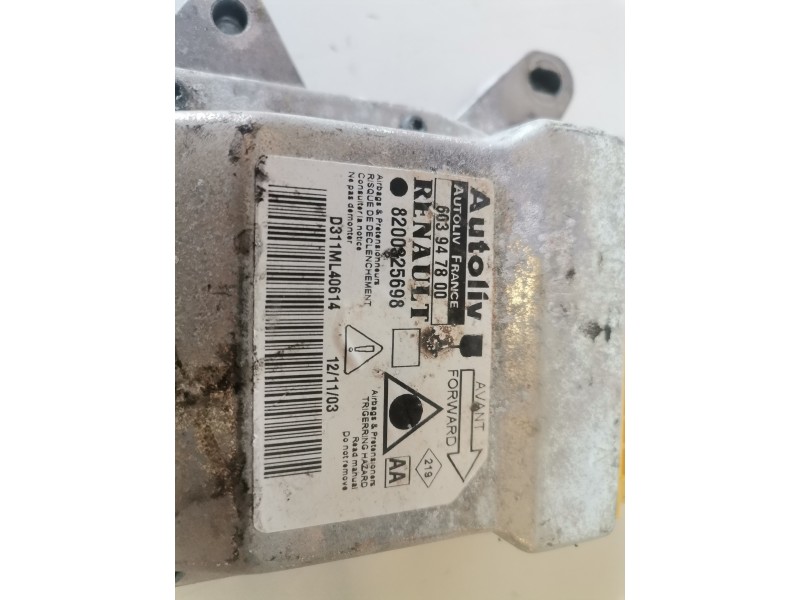 Recambio de centralita airbag para renault laguna ii grandtour (kg0) l7x731 referencia OEM IAM 8200325698/603947800  