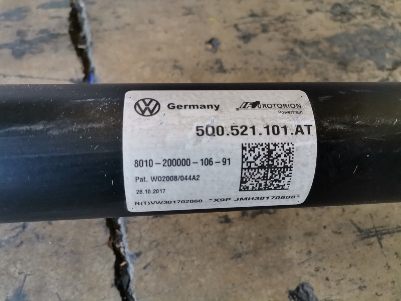 Recambio de transmision central para seat leon st 5f8 cjxc referencia OEM IAM 5Q0521101AT  