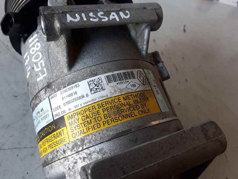 Recambio de compresor aire acondicionado para nissan primera berlina (p12) f9q260 referencia OEM IAM 0018/8200309193/01140018  