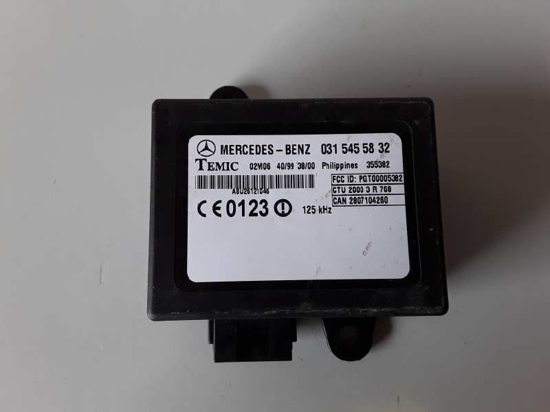 Recambio de centralita inmovilizador para mercedes-benz sprinter furgón 611981 referencia OEM IAM 0315455832  