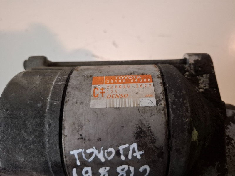 Recambio de motor arranque para toyota corolla (e12) 1cdftv referencia OEM IAM 2810064300  