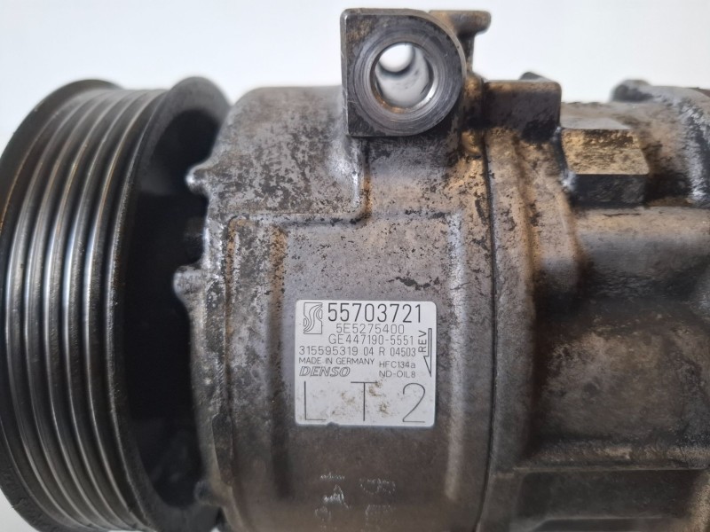 Recambio de compresor aire acondicionado para opel corsa d a13dtc referencia OEM IAM 55703721  