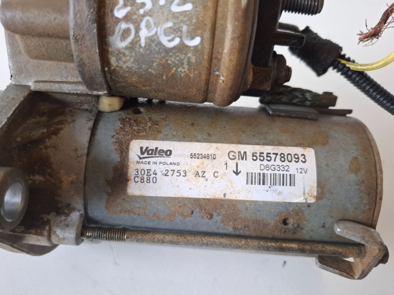 Recambio de motor arranque para opel corsa d a13dtc referencia OEM IAM D6G332  