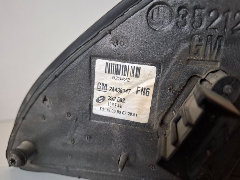 Recambio de retrovisor derecho para opel vectra c berlina z19dth referencia OEM IAM 24436147  