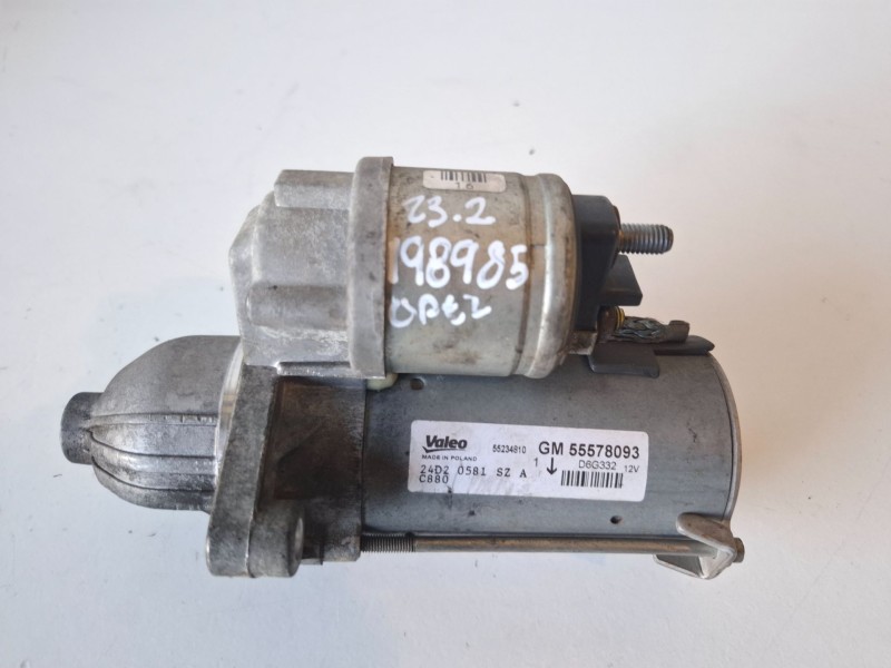 Recambio de motor arranque para opel corsa d a13dtc referencia OEM IAM D6G332  