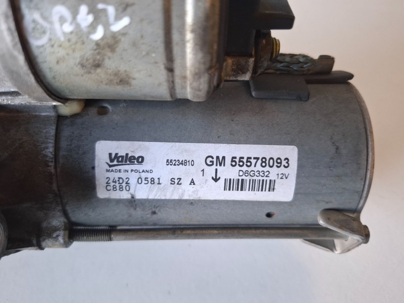 Recambio de motor arranque para opel corsa d a13dtc referencia OEM IAM D6G332  