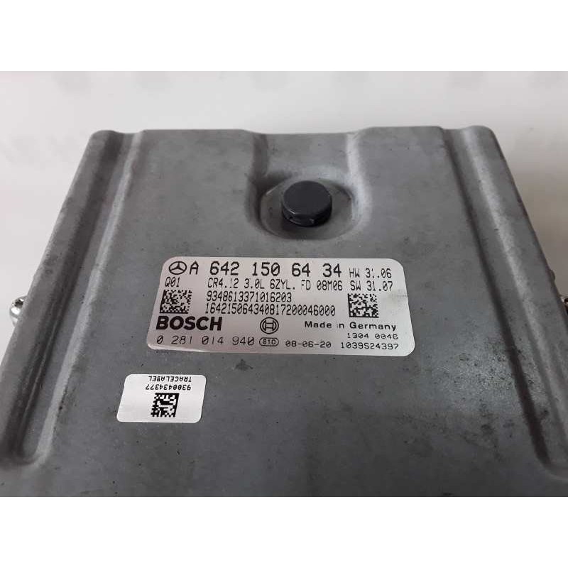 Recambio de centralita motor uce para mercedes-benz clase r (bm 251) 642950 referencia OEM IAM A6421506434/0281014940  