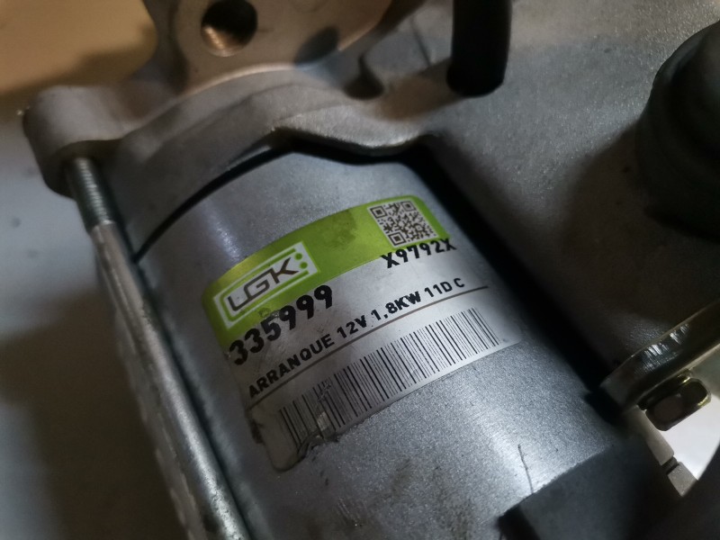 Recambio de motor arranque para mg rover rover 45 (rt) 20t2n referencia OEM IAM 335999  