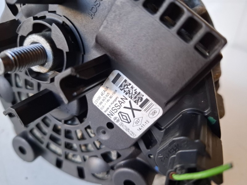 Recambio de alternador para nissan qashqai (j11e) k9k636 referencia OEM IAM 231004EA0A  