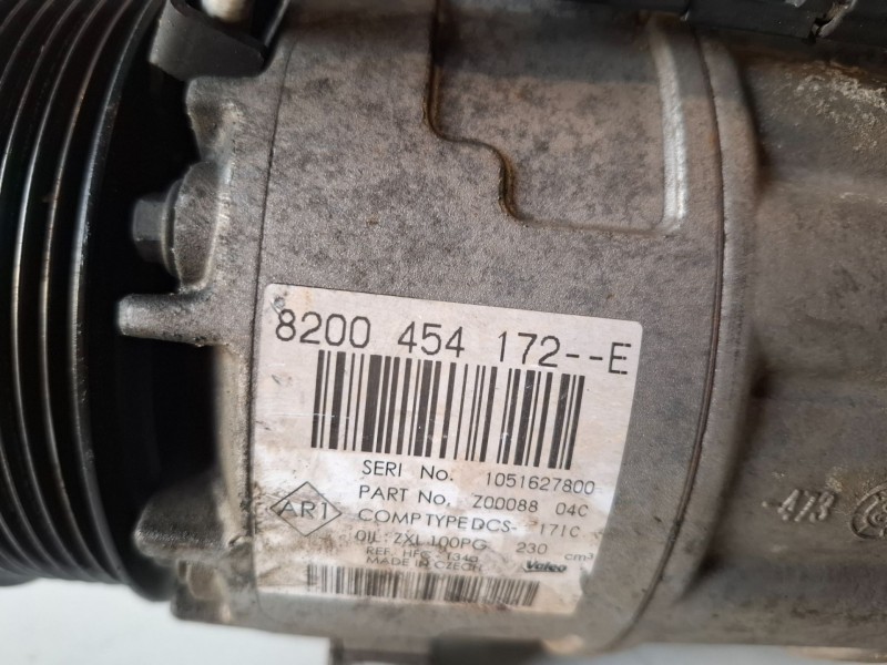 Recambio de compresor aire acondicionado para opel vivaro furgón/combi m9r630 referencia OEM IAM 8200454172E  