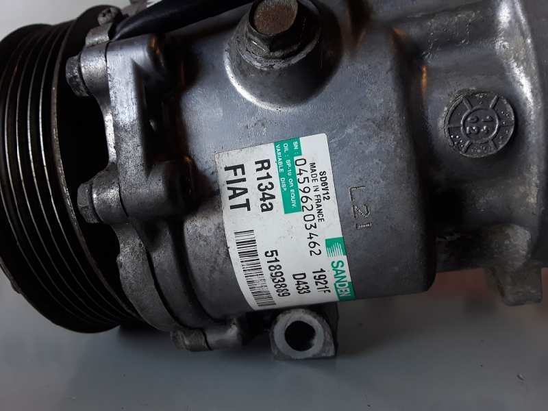 Recambio de compresor aire acondicionado para fiat iii fiorino (225) 199b1000 referencia OEM IAM 51893889  