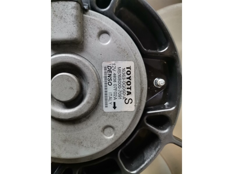 Recambio de electroventilador para toyota corolla (e12) 1cdftv referencia OEM IAM 163630G050/163630G060A  