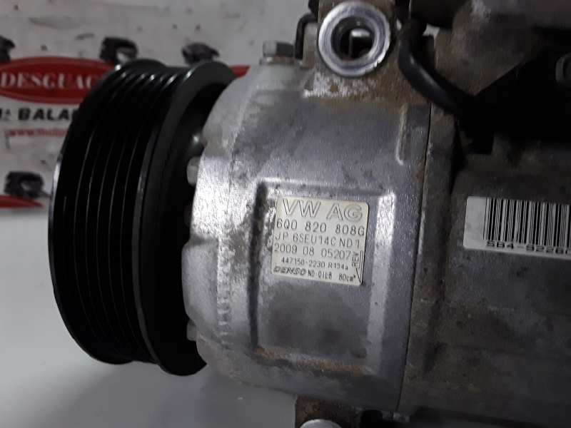 Recambio de compresor aire acondicionado para seat ibiza berlina (6j5) cgpa referencia OEM IAM 6Q0820808G/6SEU14C/4471502230  