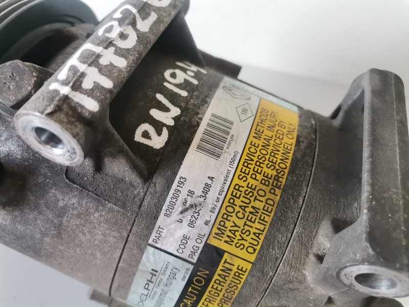 Recambio de compresor aire acondicionado para renault megane ii grandtour f9q800 referencia OEM IAM 8200309193/0018  