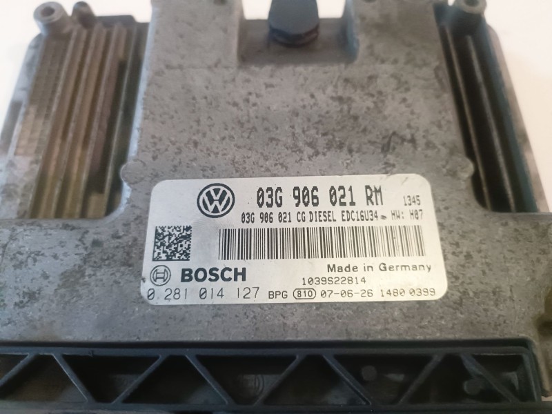 Recambio de centralita motor uce para volkswagen touran (1t2) bls referencia OEM IAM 0281014127  