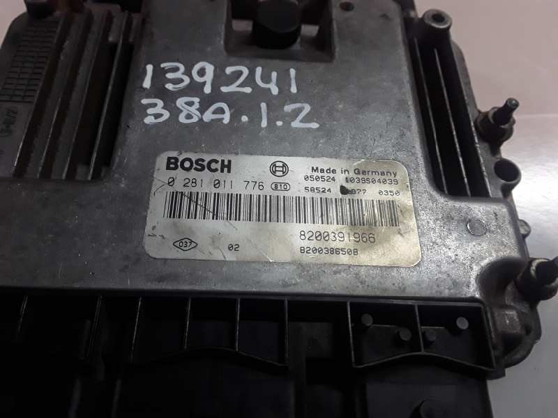 Recambio de centralita motor uce para renault scenic ii (jm) f9q812 referencia OEM IAM 0281011776/8200391966/8200386508  