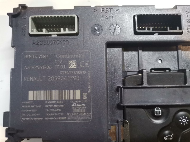 Recambio de conmutador de arranque para renault clio iv k9k628 referencia OEM IAM 285904179R  