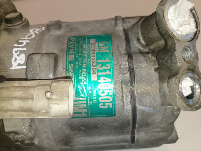 Recambio de compresor aire acondicionado para opel vectra c berlina y20dth referencia OEM IAM 13140505  