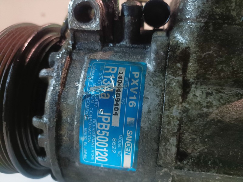 Recambio de compresor aire acondicionado para land rover freelander (ln) 204d3 referencia OEM IAM IPB500120  