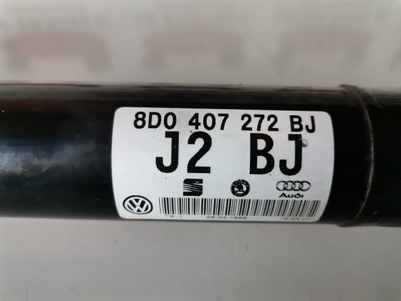 Recambio de transmision delantera derecha para audi a4 berlina (b5) afn referencia OEM IAM 8D0407272BJ  