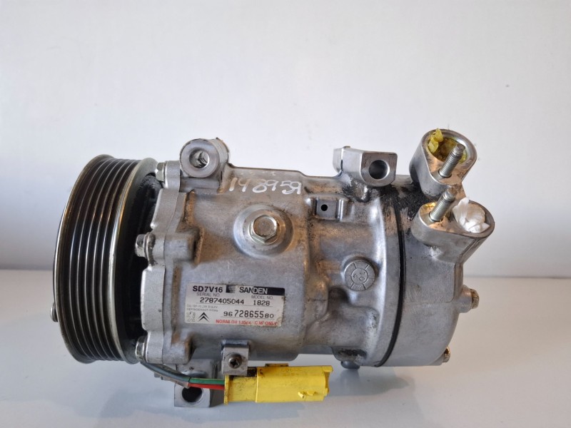 Recambio de compresor aire acondicionado para citroen berlingo 9hw referencia OEM IAM 9672865580  