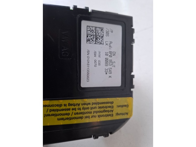 Recambio de sensor angulo de giro para audi a3 (8p1) cayc referencia OEM IAM 8P0953549K  