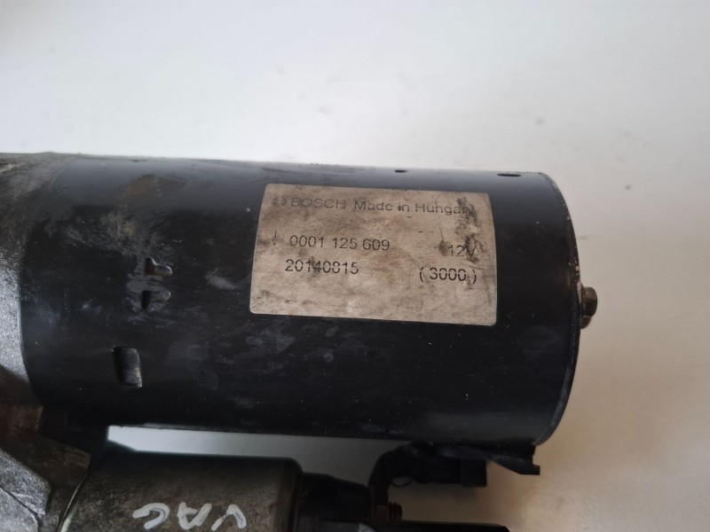 Recambio de motor arranque para audi q7 (4l) bug referencia OEM IAM 0001125609  
