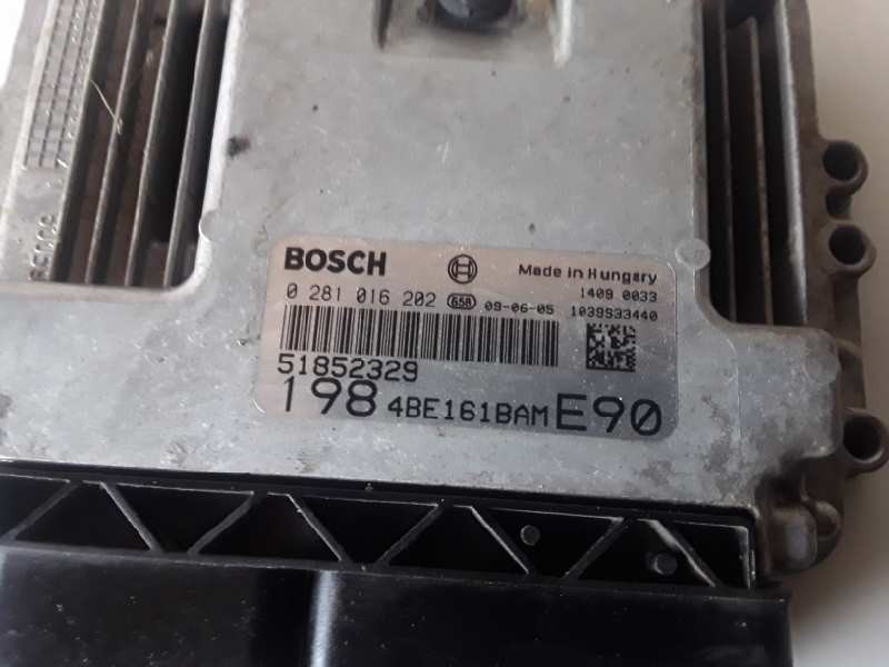 Recambio de centralita motor uce para fiat ii bravo (198) 198a6000 referencia OEM IAM 0281016202/51852329/1984BE161BAME90  