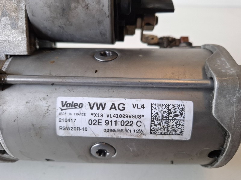 Recambio de motor arranque para seat leon st 5f8 crl referencia OEM IAM 02E911022C  