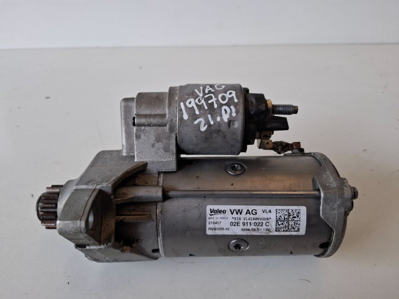Recambio de motor arranque para seat leon st 5f8 crl referencia OEM IAM 02E911022C  