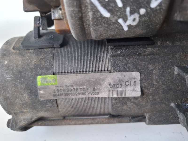 Recambio de motor arranque para citroen c5 berlina 9hz referencia OEM IAM D7G3  