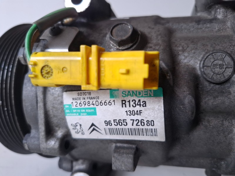 Recambio de compresor aire acondicionado para citroen c5 berlina 9hz referencia OEM IAM 9656572680  