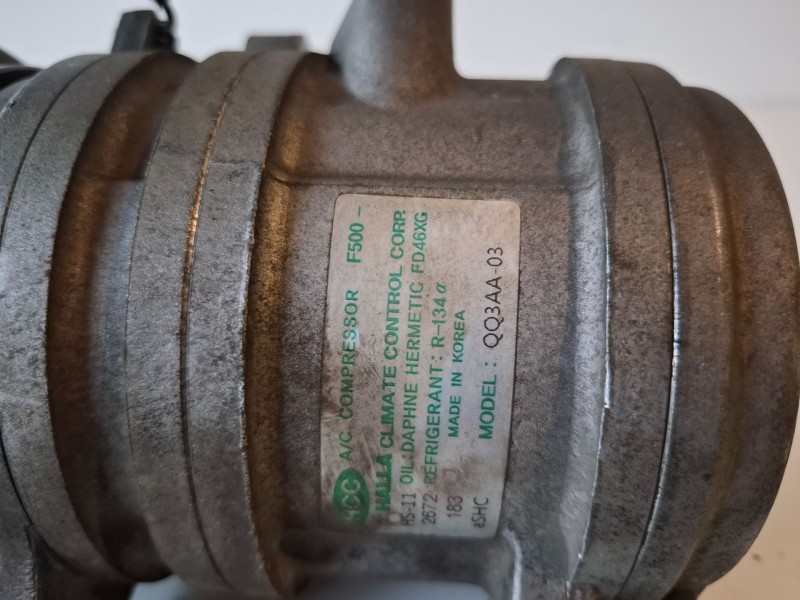 Recambio de compresor aire acondicionado para hyundai atos prime (mx) g4hd referencia OEM IAM QQ3AA03  