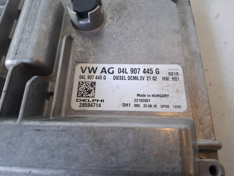 Recambio de centralita motor uce para skoda karoq (nu) dgt referencia OEM IAM 04L907445G  