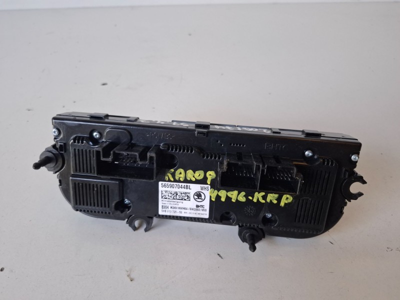Recambio de mando climatizador para skoda karoq (nu) dgt referencia OEM IAM 565907044BL  