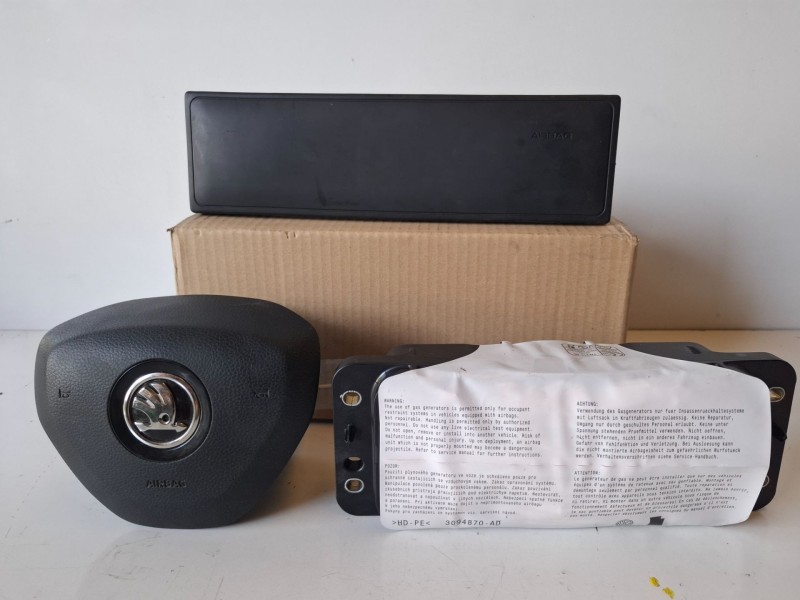Recambio de kit airbag para skoda karoq (nu) dgt referencia OEM IAM   