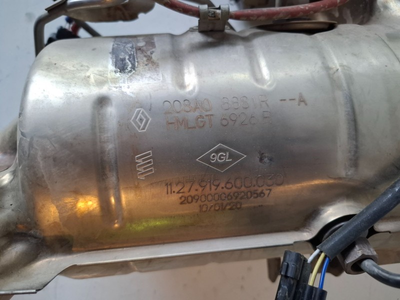 Recambio de catalizador para renault kadjar h5h470 referencia OEM IAM 208A08881RA  