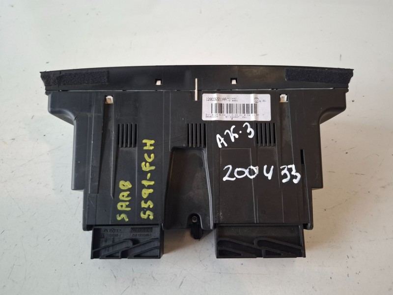 Recambio de mando climatizador para saab 9-3 berlina z19dth referencia OEM IAM 12803221AA  