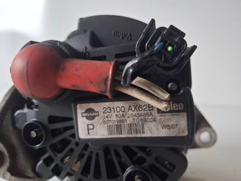 Recambio de alternador para nissan micra (k12e) cr12de referencia OEM IAM 23100AX62B  