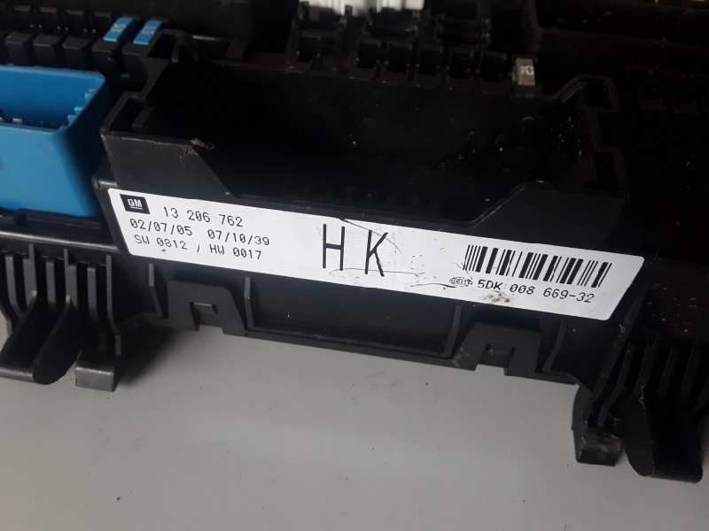 Recambio de caja reles / fusibles para peugeot 307 (s1)(04.2001) nfu referencia OEM IAM 13206762/5DK00866932  